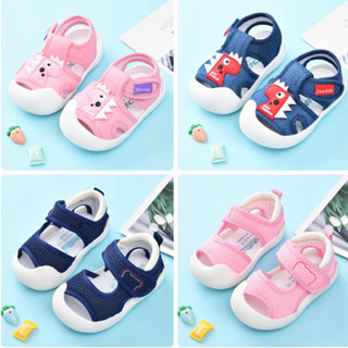 嬰兒護趾涼鞋 學步鞋 男童女童 寶寶鞋 futafuta
