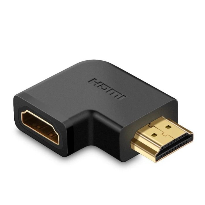 連接器 HDMI 公對母 L 形