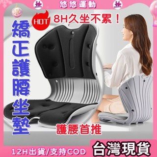 臺灣出貨👍減壓坐墊 靠腰墊 椅靠墊 辦公護腰坐墊 人體工學坐墊 矯正坐姿 靠腰墊 坐姿矯正 護腰靠墊