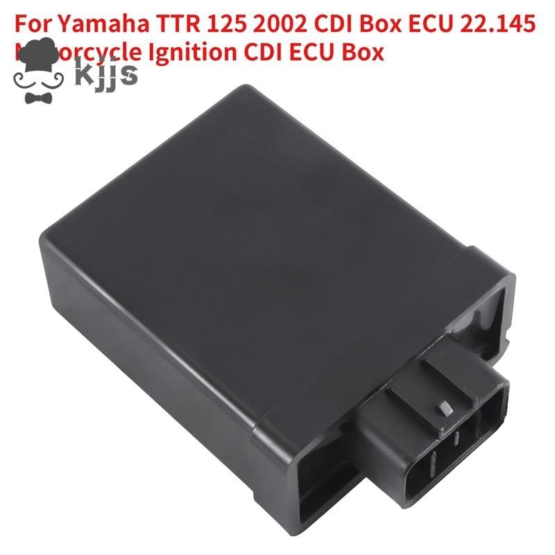 山葉 1 件裝摩托車智能數字 CDI ECU 盒黑色塑料適用於雅馬哈 TTR 125 2002 CDI 盒 ECU 22