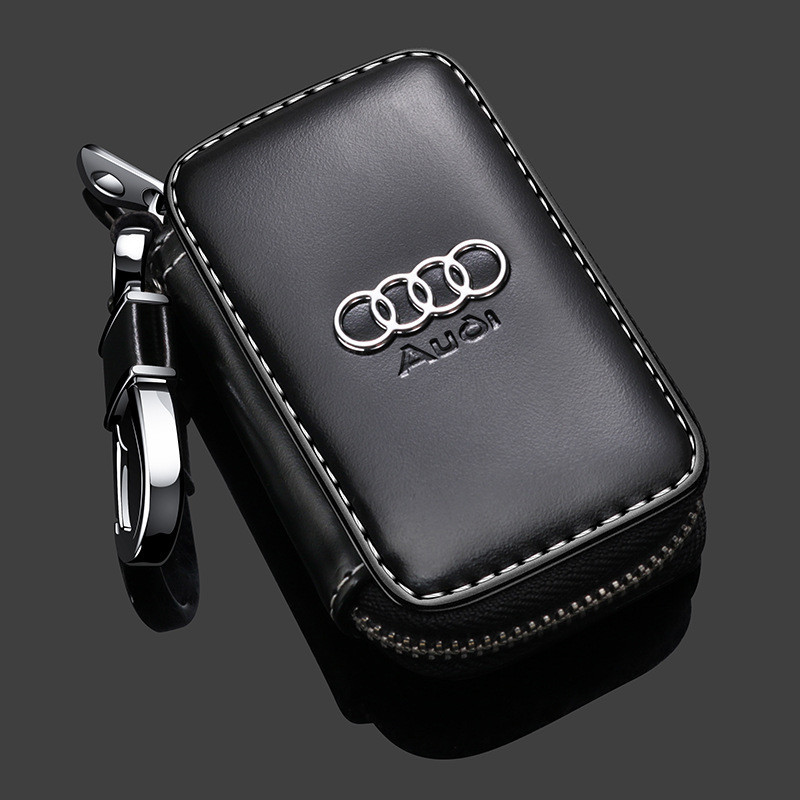 汽車鑰匙包適用大眾寶馬賓士奧迪豐田本田日產別克遙控器保護套扣