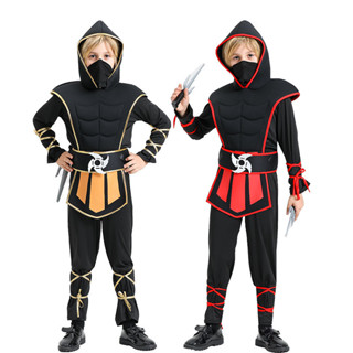 cosplay 萬聖節服裝 兒童忍者服裝 遊戲角色裝 扮表演服服裝