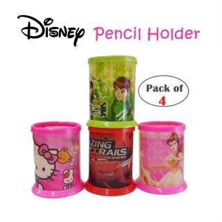 迪士尼筆筒筆筒鉛筆收納盒(4 件裝)THS