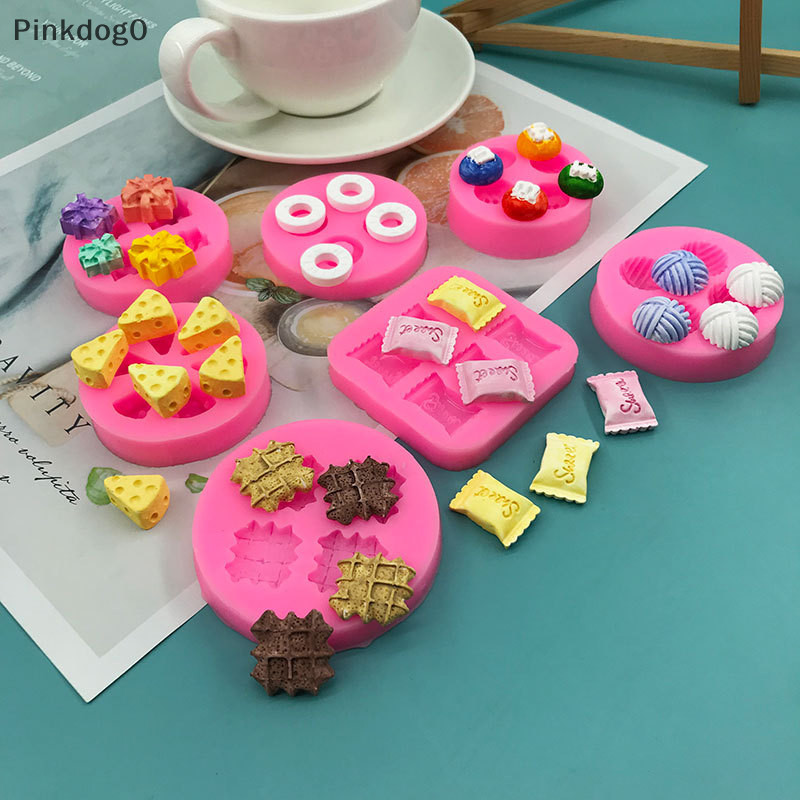 Pi 1Pc 食品形狀模具餅乾巧克力蛋糕裝飾工具軟矽膠模具 og