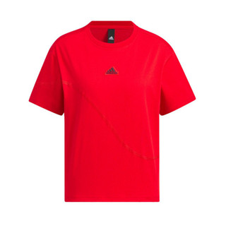 Adidas GFX SS TEE CNY IZ3139 女 短袖 上衣 T恤 運動 休閒 新年款 龍年 棉質 紅