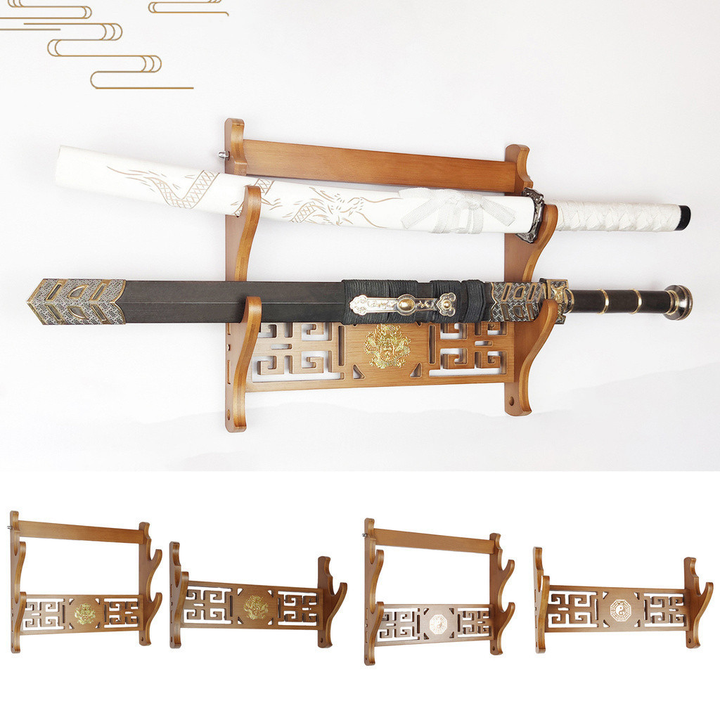 3L🔹 壁掛式刀具架帶快速安裝展示架裝飾架的木製木架 🔹優選