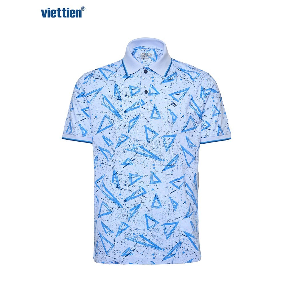 Viettien SMART CASUAL Polo T 恤 100% 棉常規版型 - 6R3407CFZ-P051