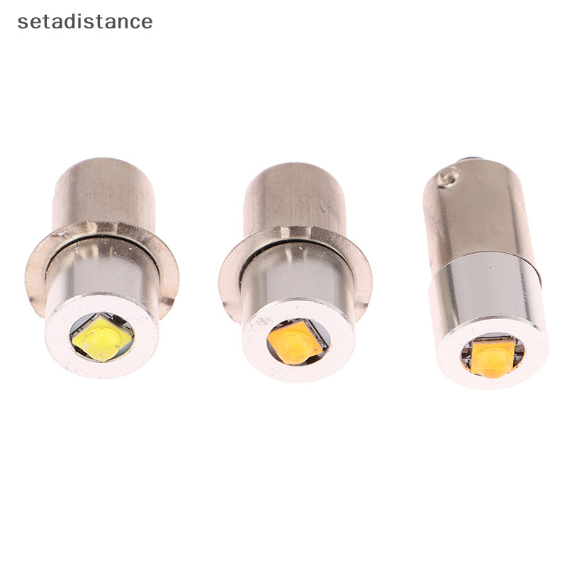 Sd 適用於 P13.5S BA9S 底座工作燈手電筒 3W LED 燈高亮 DC 6-24V 3-12V 替換燈泡 3