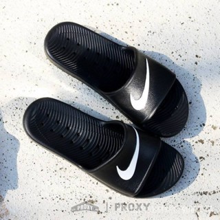 Nike Kawa 黑底大白勾勾 832528-001 GD 拖鞋 運動 防水拖鞋 2Xjy