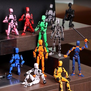 幸運 13 可動人偶多關節可動機器人三維印花人體模型玩具