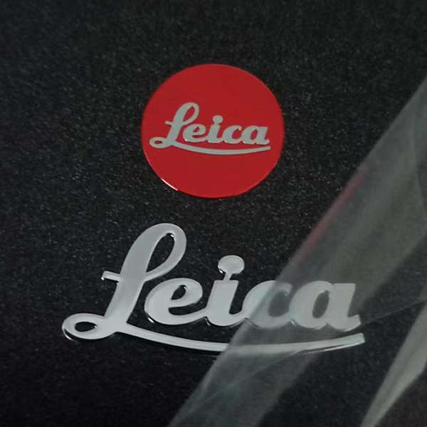 新款 萊卡LEICA適用單眼相機DIY金屬貼紙標誌logo手背貼個性裝飾金屬貼