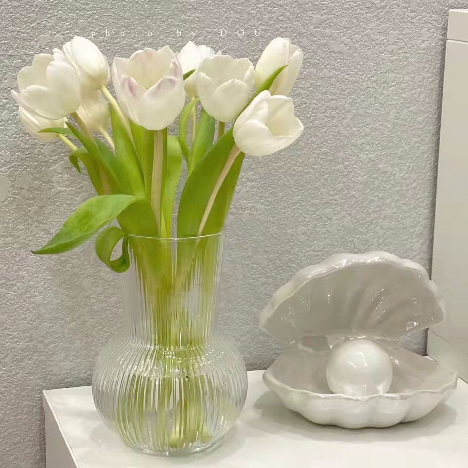 2.29 絕美!IKEA宜家PADRAG普德拉格花瓶透明玻璃水培花瓶