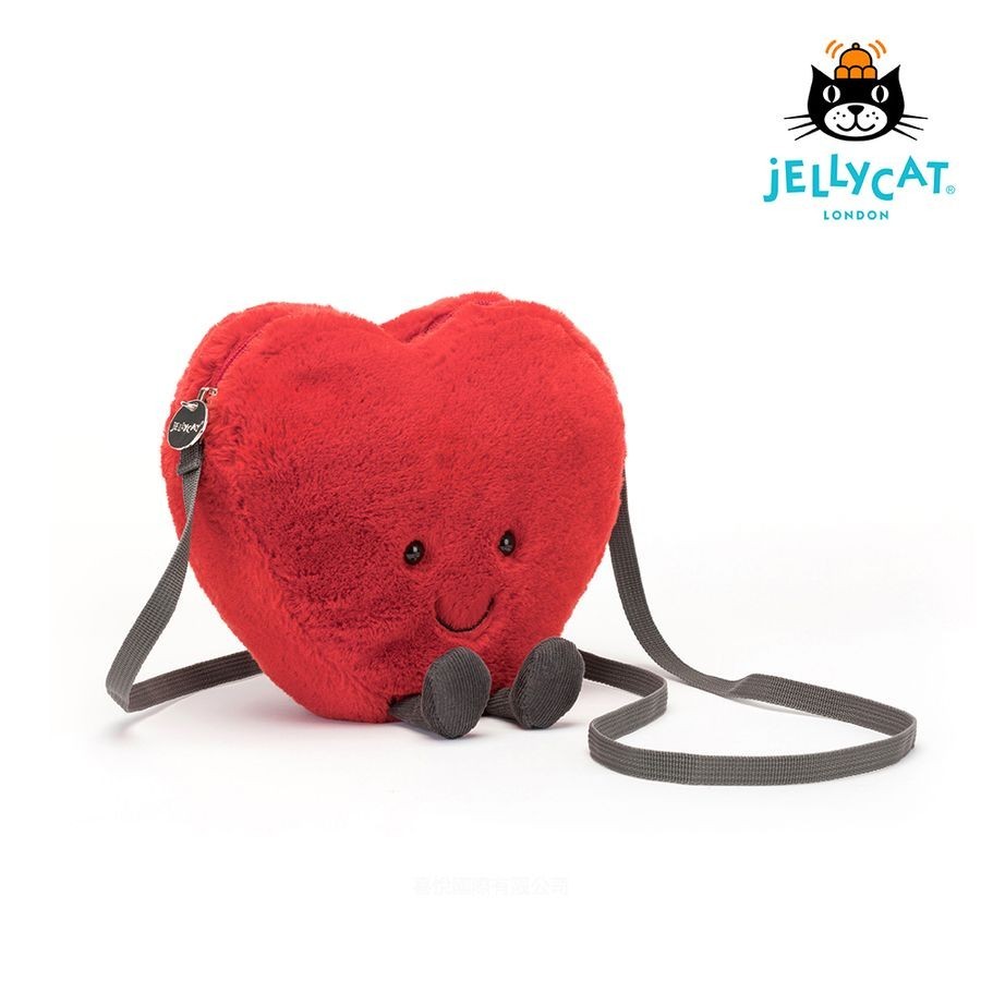 Jellycat火熱愛心斜背包 eslite誠品