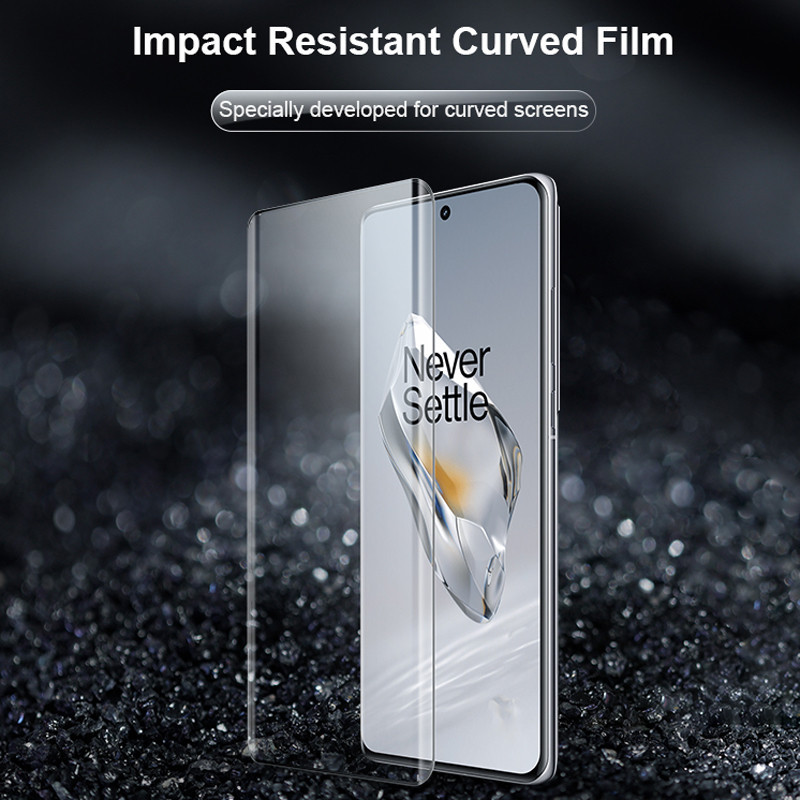 2 件/批適用於 OnePlus 12 曲面膜 Nillkin 全膠敏感屏幕抗衝擊屏幕保護膜