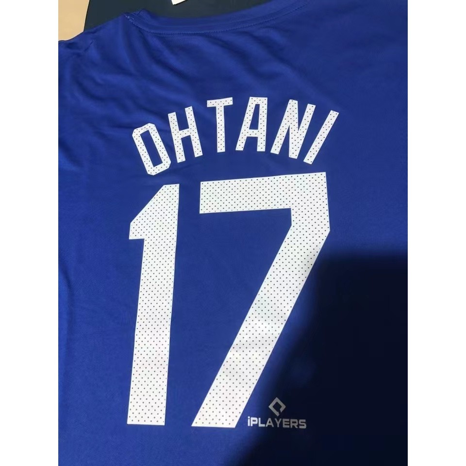 24新賽季男士最新款 美職棒 洛杉磯道奇隊 17號Ohtani 大谷翔平  超好品質短袖T恤