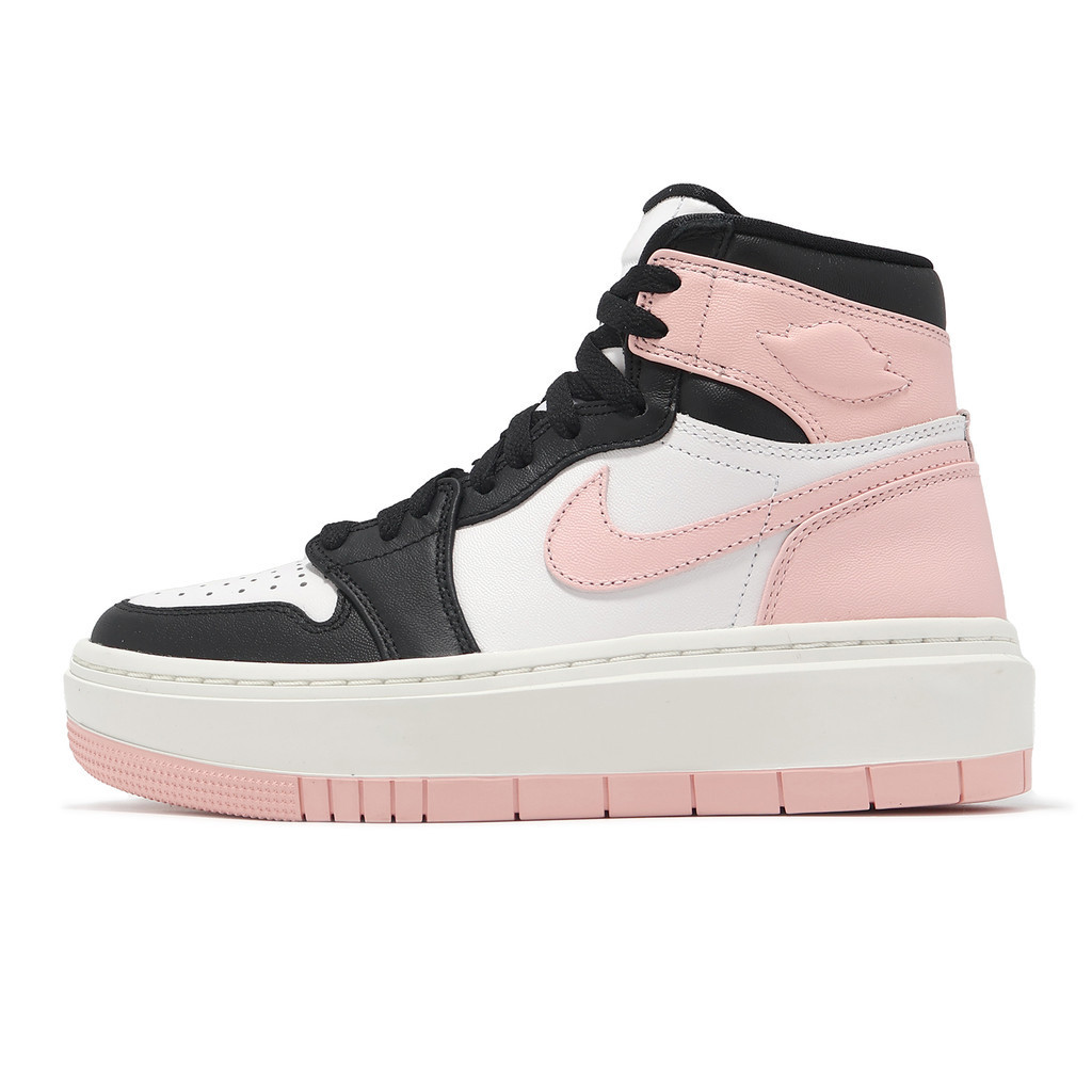 Nike 休閒鞋 Air Jordan 1 Elevate High 女鞋 厚底 黑粉 [ACS] DN3253-061