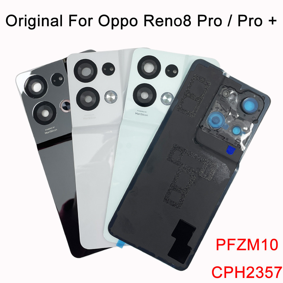 原裝 Oppo Reno8 Pro 後蓋電池蓋後玻璃門外殼外殼 Oppo Reno 8 Pro+ 電池蓋更換