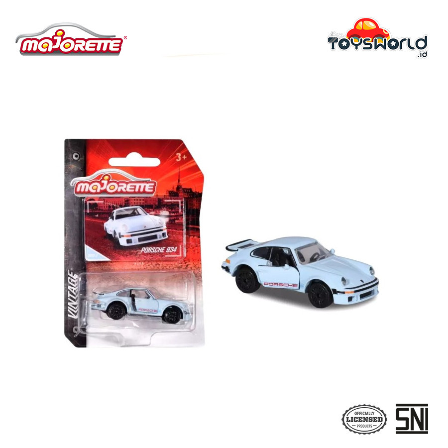 PORSCHE Majorette 復古保時捷 934 RSR 藍色 Tosca