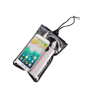 中號外賣專用手機防水袋透明密封防水手機套帶耳機線可充電防水袋