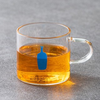 日本BLUEBOTTLE ARABICA小藍瓶玻璃杯 藍瓶子咖啡杯 耐高溫玻璃杯