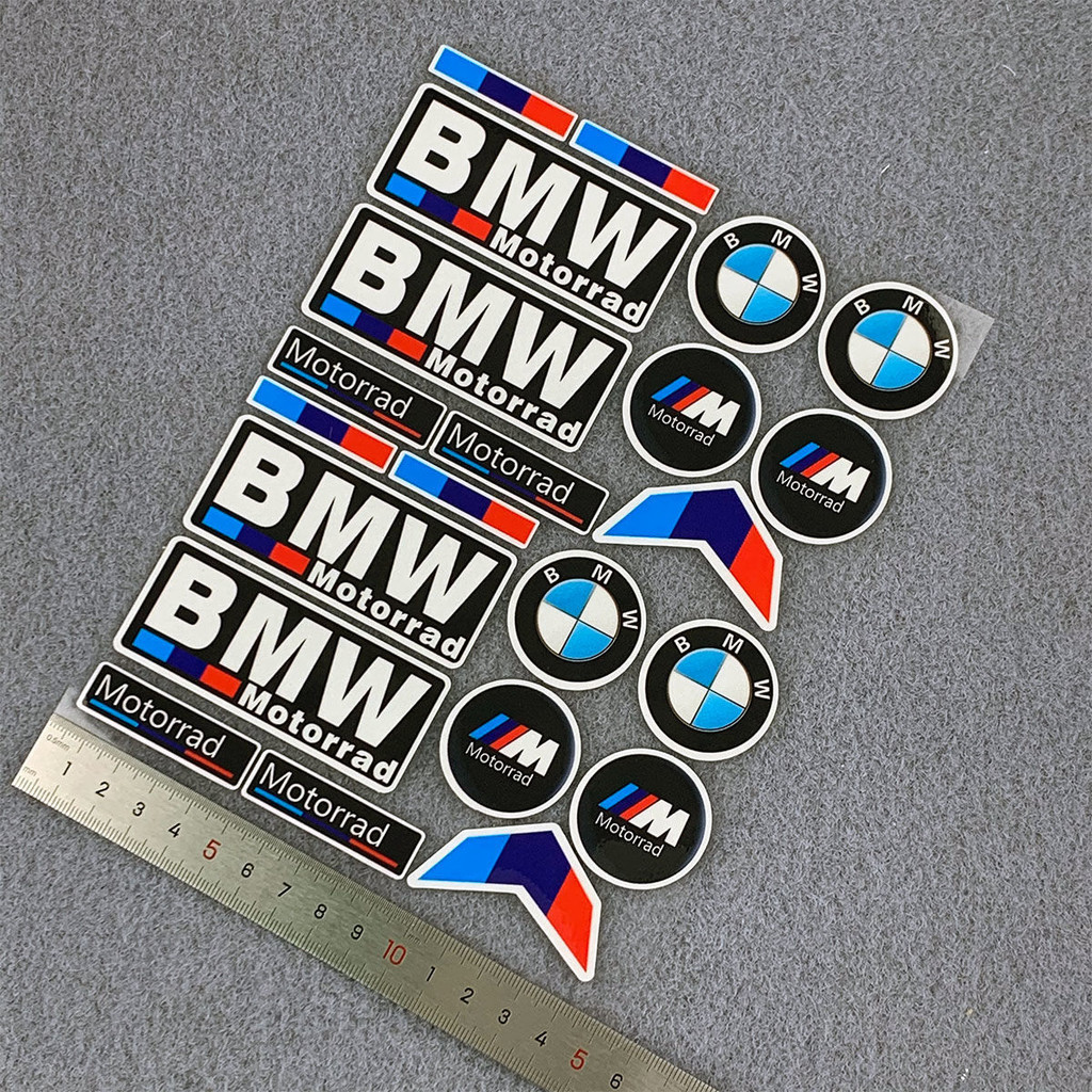 適用於BMW機車裝飾車貼寶馬汽車內飾改裝防水機車油箱反光貼紙