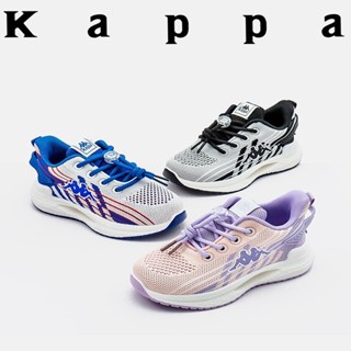 Kappa 春季針織透氣休閒運動鞋男童6-12歲品牌女童輕便減震