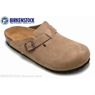 【原創】Birkenstock Boston 男/女經典軟木棕色防毛皮拖鞋涼鞋 34-46
