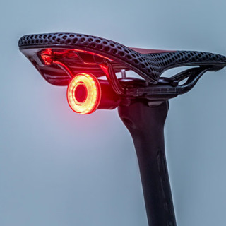 ROCKBROS洛克兄弟腳踏車尾燈智能剎車感應燈防水警示山地公路車夜騎行裝備