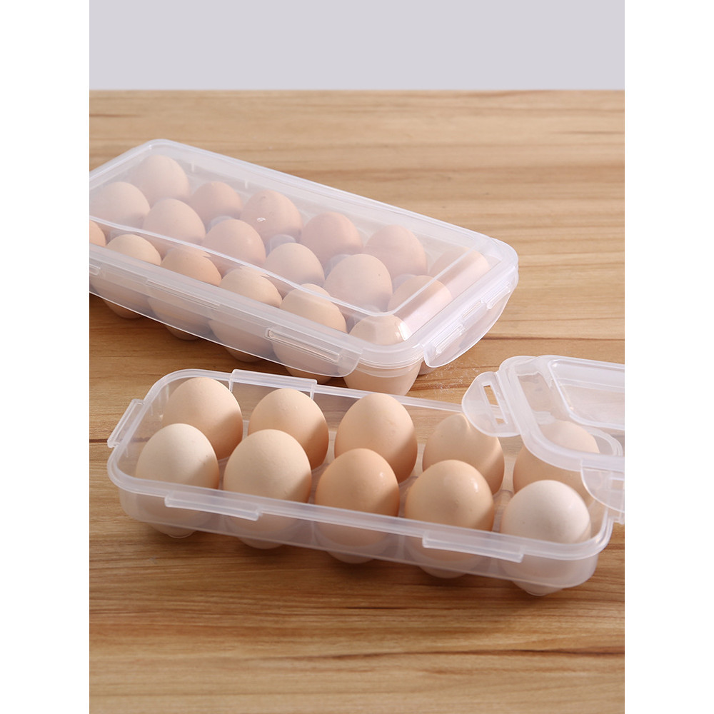雞蛋神器架 滾動雞蛋收納盒 收納筐IJ6J批發冰箱用裝放雞蛋格收納盒子塑膠防震防摔保鮮廚房蛋架子蛋