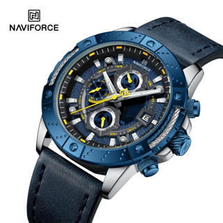 Naviforce 男士手錶頂級品牌豪華運動手錶軍用計時碼表石英防水原裝商務時鐘