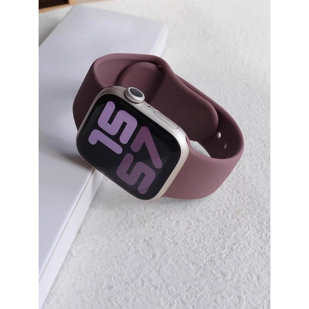 紅米手錶3高級感紫色適用Redmi watch4/3代表帶運動矽膠反扣Redmi Watch3 active手錶新款腕帶