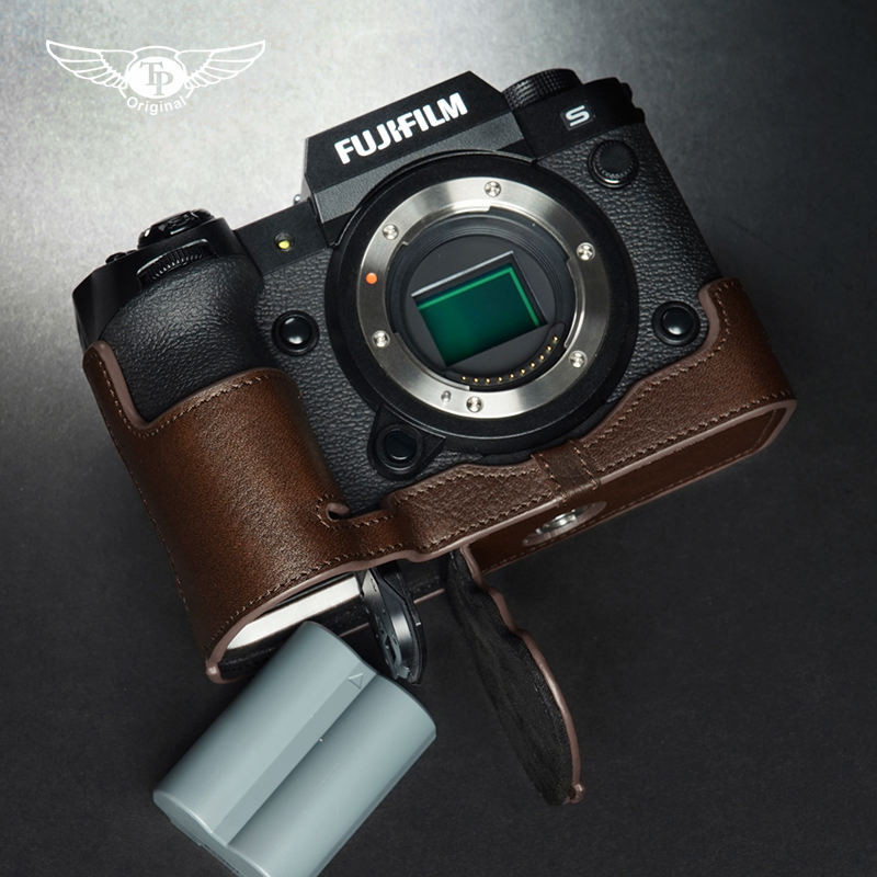 現貨 TP原創 真皮富士XH2 XH2s皮套相機包X-H2S保護套相機套 手柄