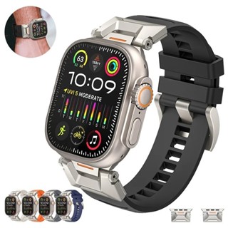 sipgen橡膠錶帶 適用蘋果手錶Apple Watch Ultra2 49mm智能手錶替換錶帶42 45mm