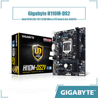 英特爾 技嘉 H110M-DS2 主板 Intel H110 LGA 1151 32GB Micro ATX 板尺寸 4