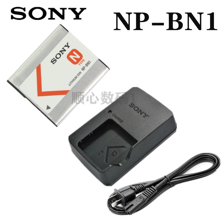 適用於SONY索尼DSC-WX7 WX9 WX30 TX5 TX7 TX9C照相機電池+充電器NP-BN1