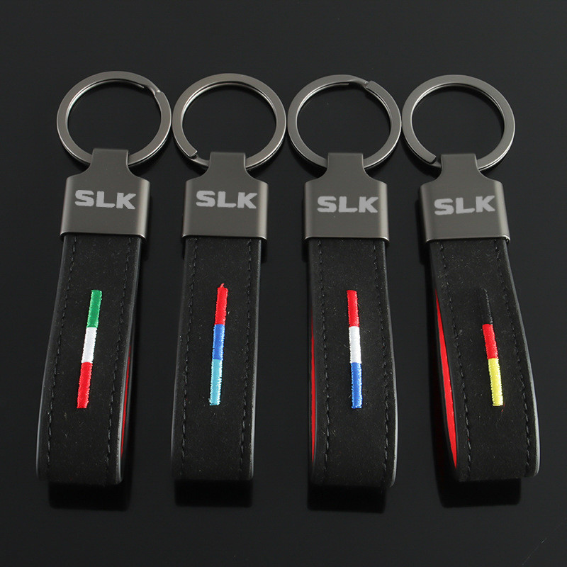 梅賽德斯奔馳 SLK 標誌汽車鑰匙扣 W166 W124 W210 W213 鑰匙圈鑰匙挂件鑰匙扣裝飾