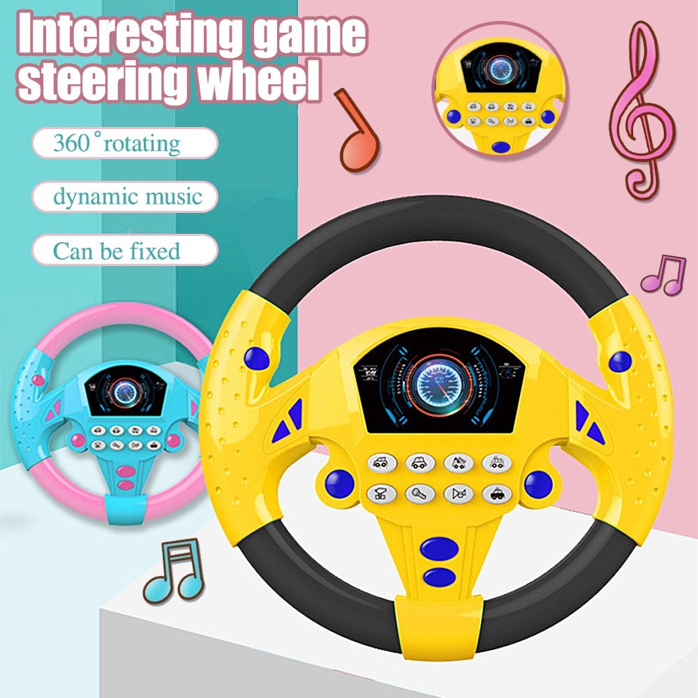 方向盤玩具 Manibela 汽車 Ckn 玩具 Spinner Toy 兒童嬰兒早教玩具【IU貝嬰屋】