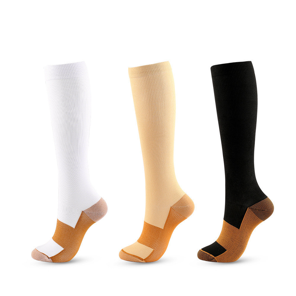CompresSocks銅纖維長筒壓力襪錦綸尼龍壓力戶外運動襪 IEU9