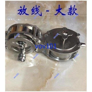 #上新熱銷#不銹鋼老式加厚墨斗木工劃線器手搖放線建築工地用手動金屬彈線✨特惠