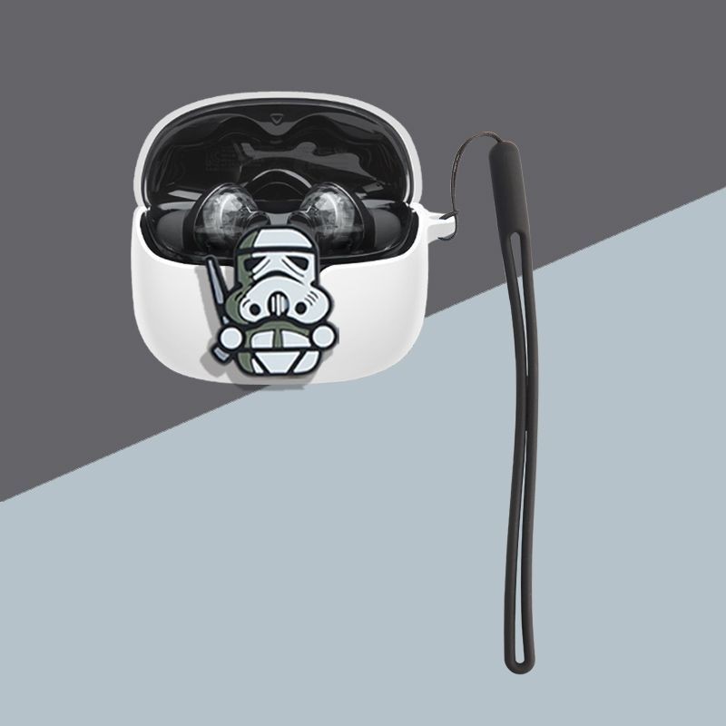 適用JBL TUNE BEAM琉璃莢耳機套無線藍牙耳機可愛個性矽膠液態殼保護殼