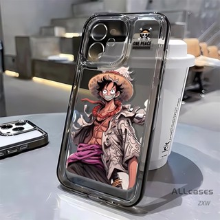 航海王魯夫適用蘋果16手機殼 iPhone15 14 13 12 11 16 Pro Max手機殼 情侶款 軟殼