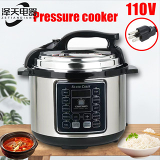 110V美規電壓力鍋5L6L大容量家用智能英文電飯鍋Pressure cooker