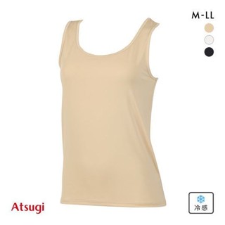 日本厚木ATSUGI內衣女吸汗速乾透氣夏季輕薄涼感彈力無痕打底背心(A5647265RS)(日本直郵)1