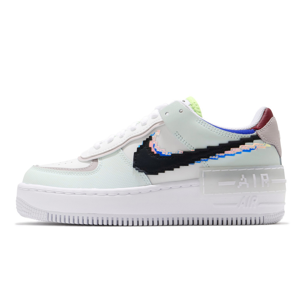 Nike 休閒鞋 AF1 Shadow SE 蘋果綠 解構 Air Force 女鞋 【ACS】 CV8480-300