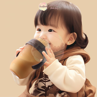 Lovenook 矽膠奶瓶棕色奶瓶軟棕色抗菌彈性安全嬰兒 150-250 毫升