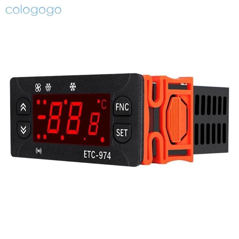 Colo 數字溫度控制器恆溫器加熱和冷卻模式用於溫室 220V 10Amp Thermoregulator