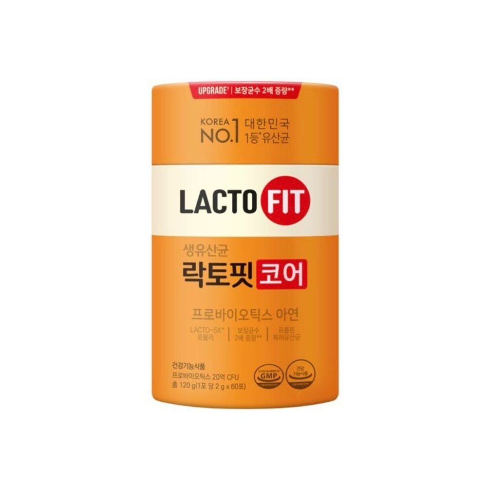 韓國直送  LACTO-FIT 鐘根堂益生菌 橘色 增強版 腸胃健康乳酸益生菌 2000mg orange 最新升級Up