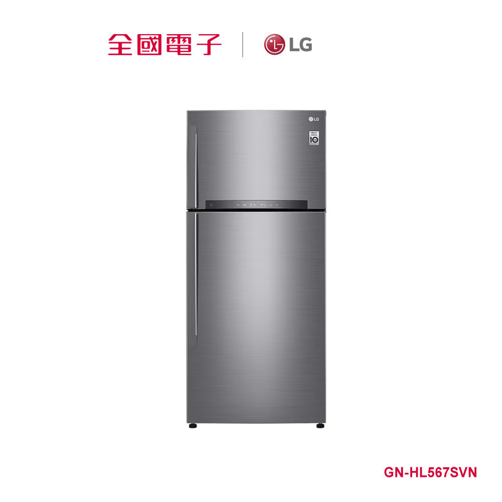 LG 525L 智慧變頻冰箱-銀  GN-HL567SVN 【全國電子】