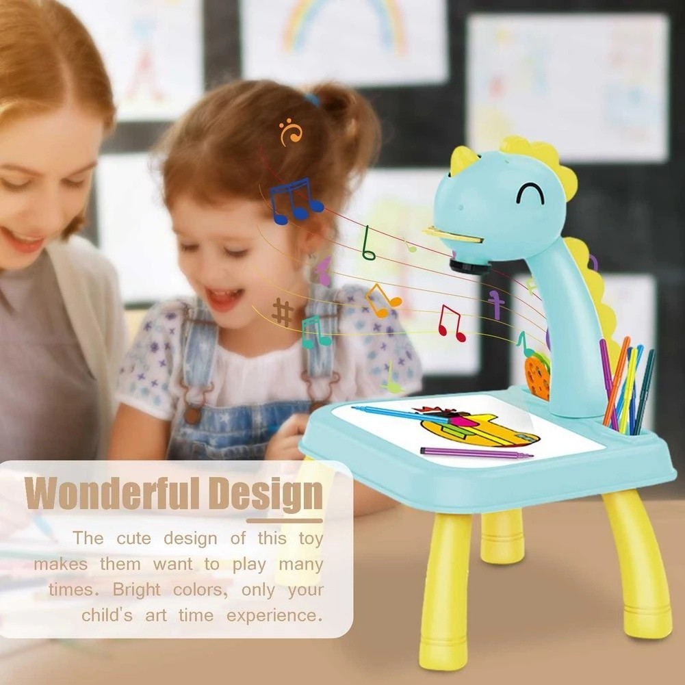 【YIYI】兒童投影儀繪圖桌書寫繪畫桌功能性益智早教學習玩具XQKAML