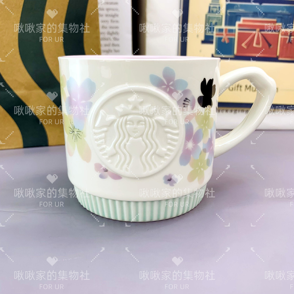 [啾啾家的集物社]Starbucks 星巴克杯 浮雕馬克杯 咖啡杯 水杯 牛奶杯 禮物